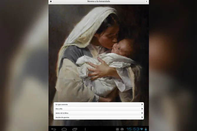 Lanzan app con textos del Papa Francisco por fiesta de la Inmaculada