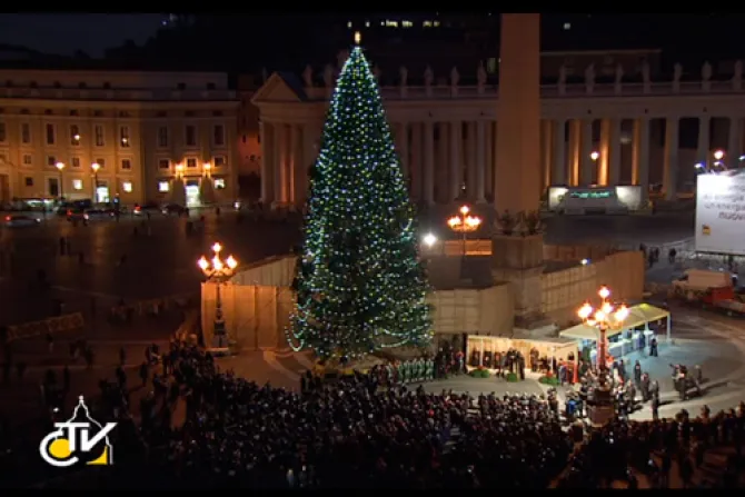 [VIDEO] El Papa: Árbol de Navidad es signo de la luz divina que disipa las tinieblas