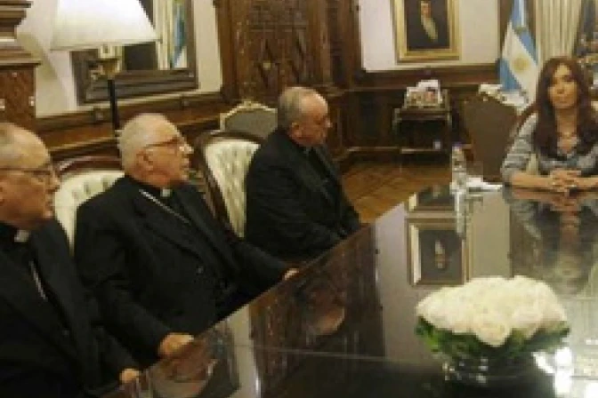 Obispos se reúnen con Presidenta de Argentina: Trabajar por un país mejor