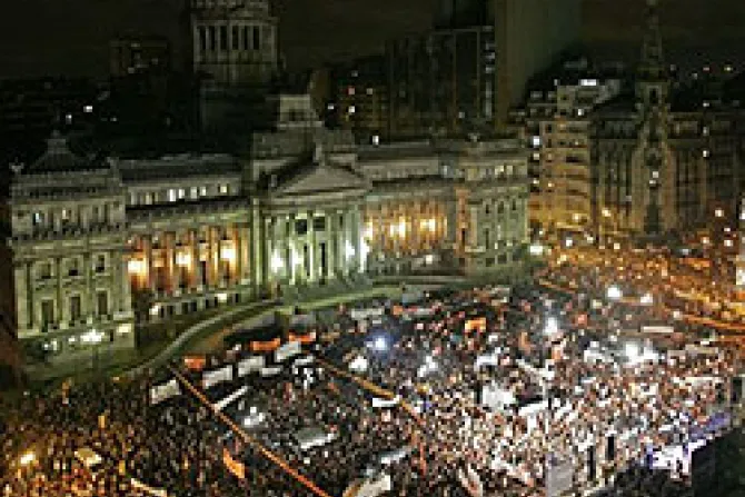 200 mil argentinos defendieron matrimonio y familia frente al Congreso