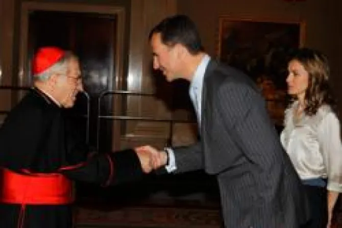 Príncipes de Asturias expresan al Cardenal Rouco su apoyo a JMJ Madrid