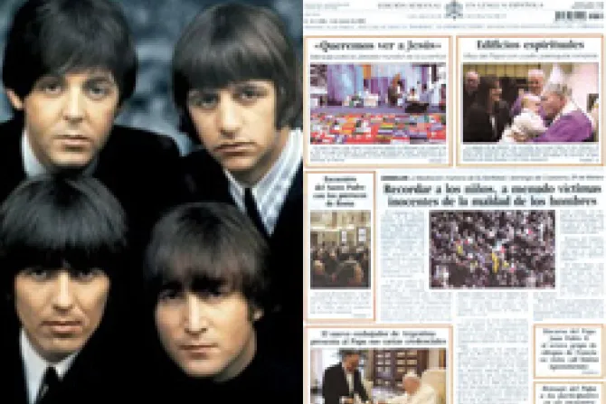 Diario vaticano: Artículos sobre los Beatles no son "absolución"