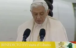 TEXTO: Discurso del Papa en la ceremonia de bienvenida en el Líbano