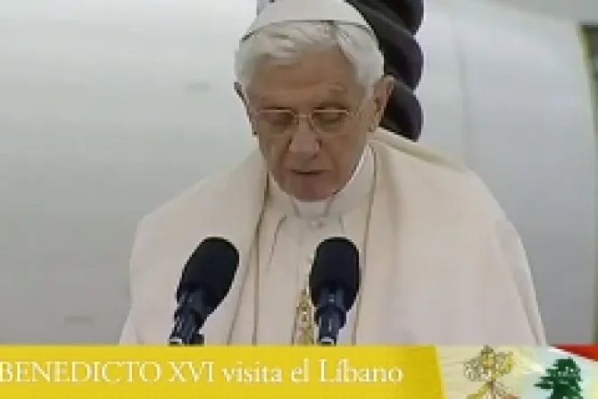 TEXTO: Discurso del Papa en la ceremonia de bienvenida en el Líbano