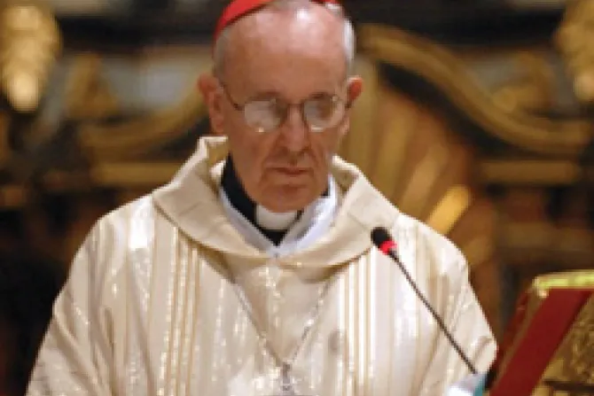Cardenal Bergoglio: Argentinos viven en cultura cada vez más pagana