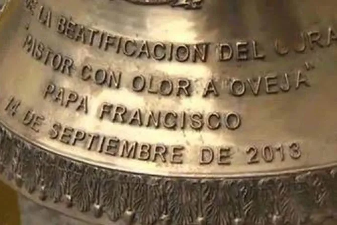 Argentina: Llegó a Cura Brochero la campana que obsequió el Papa