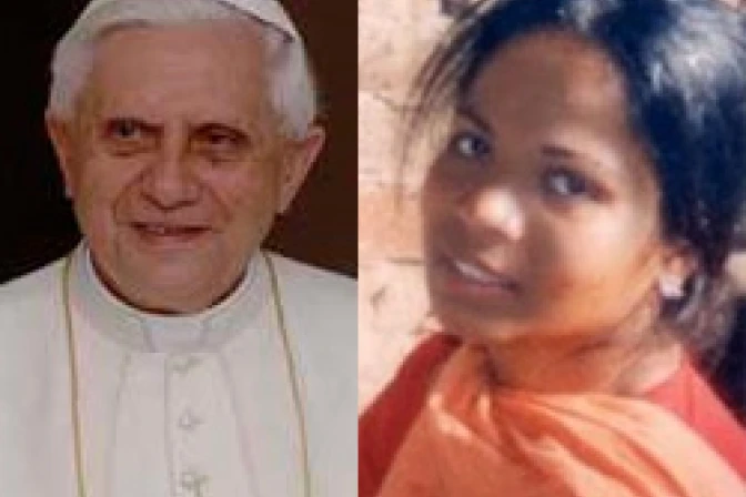 Papa Benedicto XVI pide libertad de cristiana condenada a muerte en Pakistán