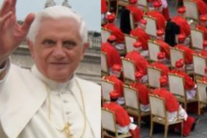 Benedicto XVI crea 24 nuevos cardenales: Grandeza en la Iglesia no está en dominio sino en el servicio