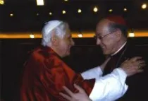 El Papa Benedicto XVI y el Cardenal Juan Luis Cipriani