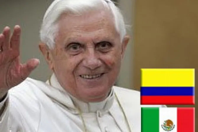 El Papa Benedicto XVI nombra dos Obispos para Colombia y uno para México