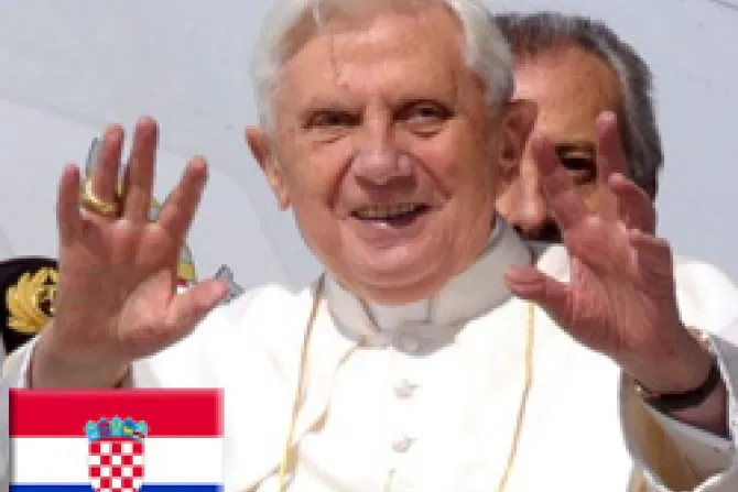 El Papa Benedicto XVI visitará Croacia en junio de 2011