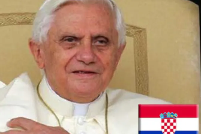 El Papa Benedicto XVI visitará Croacia en 2011