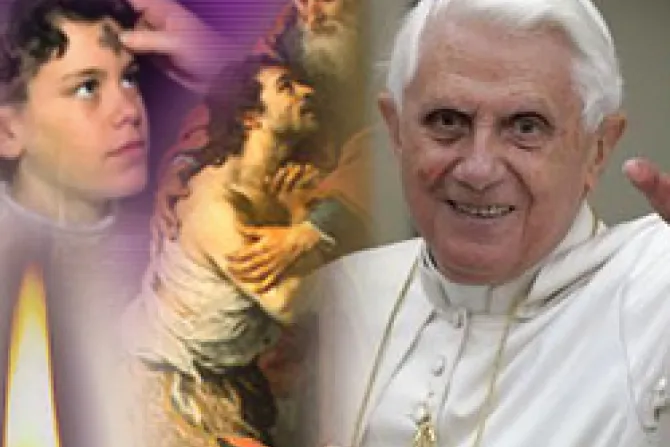 Por Cristo el hombre puede entrar en la justicia divina del amor, explica Benedicto XVI