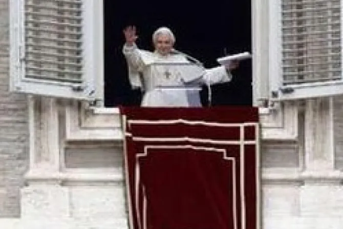 Solo con el perdón puede haber relación libre y filial con Dios, dice el Papa Benedicto XVI