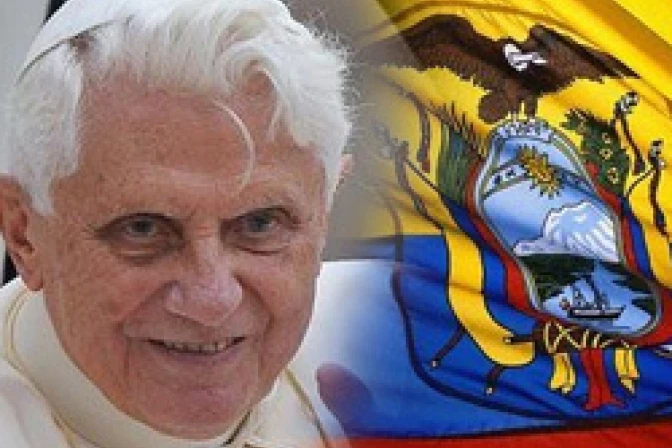 Defender patrimonio católico, vida, familia y educación en la verdad, pide Benedicto XVI a Ecuador