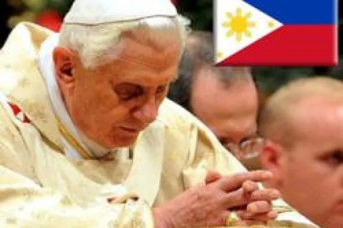 Benedicto XVI reza por sacerdote asesinado en Filipinas