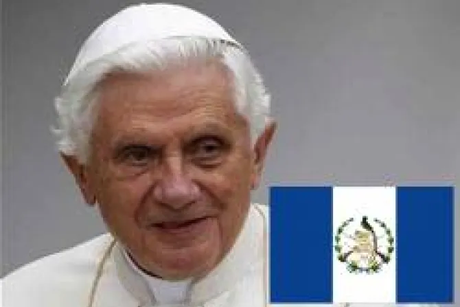 Papa Benedicto XVI se reunió con presidente de Guatemala