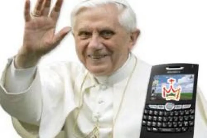 Jóvenes en Madrid "repicarán" móviles para recibir a Benedicto XVI