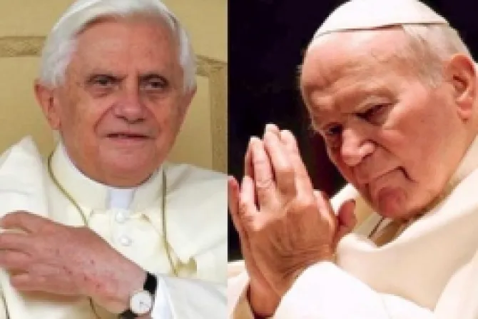 Benedicto XVI: Sean fieles a Dios como beato Juan Pablo II