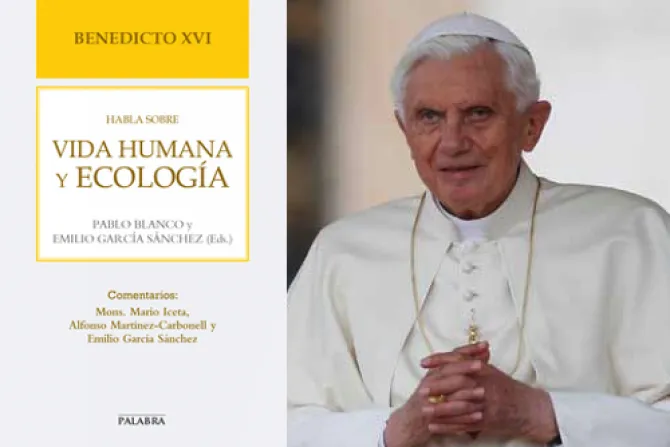 Publican libro sobre pensamiento de Benedicto XVI acerca de bioética y ecología
