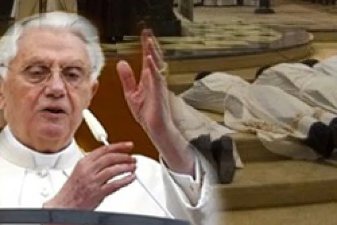 Sacerdocio no es camino de poder ni prestigio social, recuerda el Papa Benedicto XVI