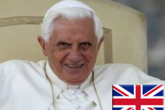Programa oficial del Papa Benedicto XVI en Reino Unido