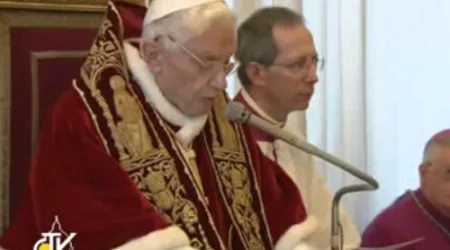 VIDEO: Vea aquí la renuncia del Papa Benedicto XVI