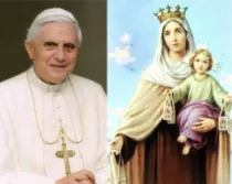 El Papa y la Virgen del Carmen