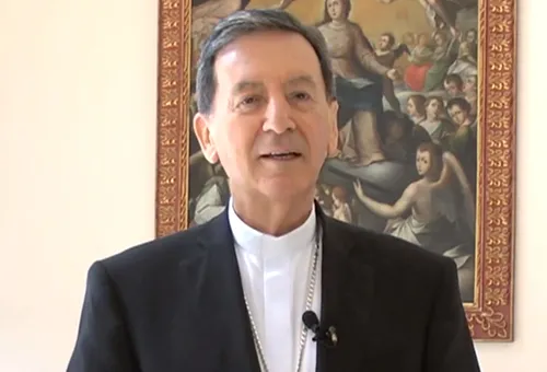 Cardenal Rubén Salazar. Foto: Captura de YouTube