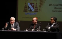 El Dr. Guzmu00e1n Carriquiry al lado izquierdo (foto Arzobispado de Lima)