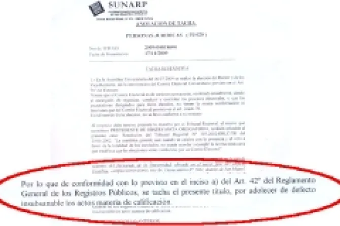 Ex PUCP cometió irregularidades al inscribir elección de Rubio como rector