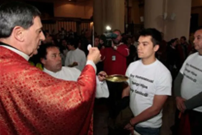 Gays colombianos manipulan Eucaristía en "protesta"