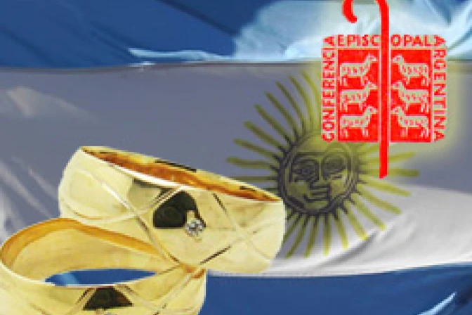 Obispos de Argentina defienden verdadero matrimonio ante proyecto de uniones homosexuales