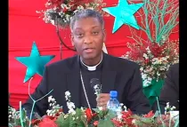 Mons. Chibly Langlois, Obispo de Les Cayes y Presidente de la Conferencia Episcopal de Haití (captura Youtube)