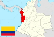 )El Chocu00f3 en el mapa de Colombia (Shadowxfox (CC BY-SA 3.0)