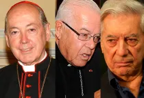 Cardenal Cipriani / Obispo emérito Bambarén / Vargas Llosa