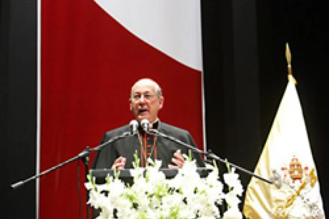 Comprometerse a defender vida y familia, alienta Cardenal Cipriani