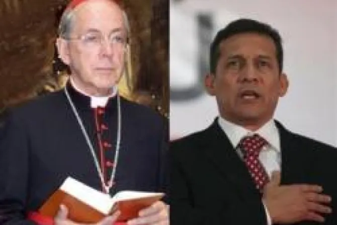 Cardenal Cipriani: En Perú se debe proteger vida y familia