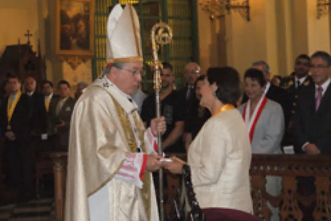 Matrimonio está formado por hombre y mujer, recuerda Cardenal Cipriani