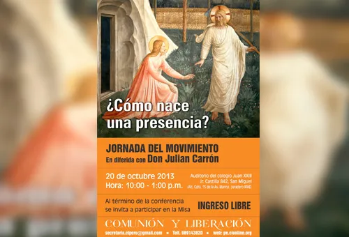 Comunión y Liberación en Perú invita a jornada “¿Cómo nace una presencia?”