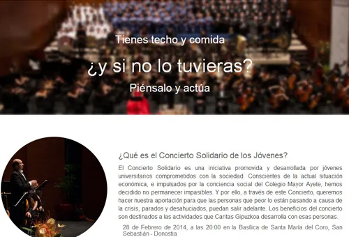 Captura de pantalla de sitio web www.concierto-solidario.es?w=200&h=150