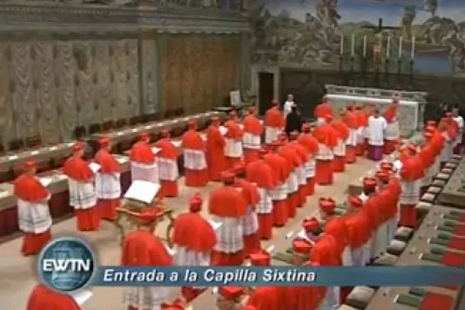 Cardenales entonan el Veni Creator para invocar al Espíritu Santo
