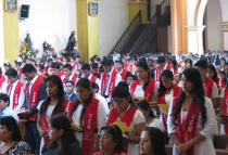 Los ju00f3venes confirmandos en Catacos, Piura (foto Arzobispado de Piura)