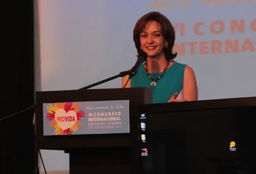 Sonia María Crespo, presidenta del VI Congreso Internacional Provida Ecuador 2013. Foto: ACI Prensa?w=200&h=150