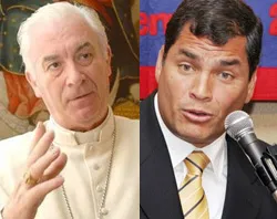 Mons. Antonio Arregui / Rafael Correa