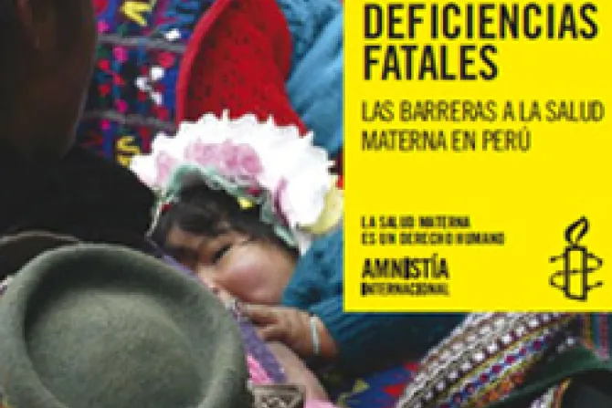 Amnistía Internacional presiona al Perú para que legalice aborto