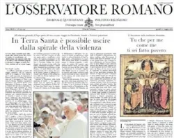 Diario Vaticano losservatore Romano llegar  a EEUU