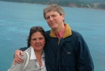 Josu00e9 Miguel Carafu00ed y Maru00eda Cecilia Laso. Foto: Conferencia Episcopal de Chile