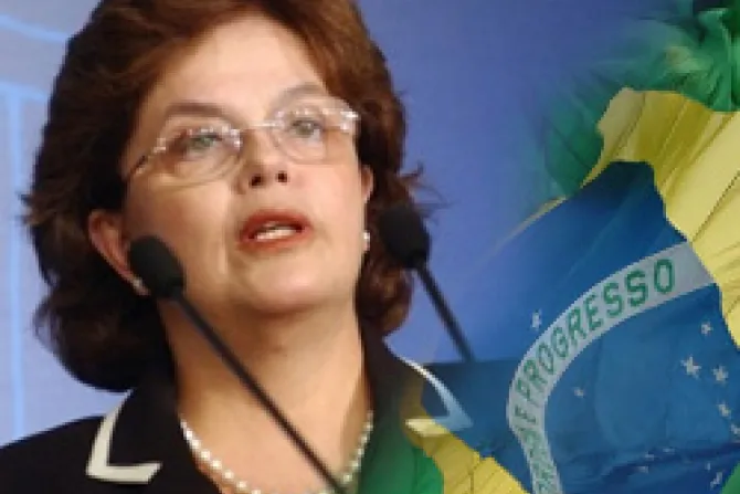 Dilma Rousseff niega apoyo al aborto para no perder votos en Brasil