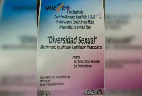 El afiche del polémico evento con el transexual Tamara Adrián Hernández?w=200&h=150